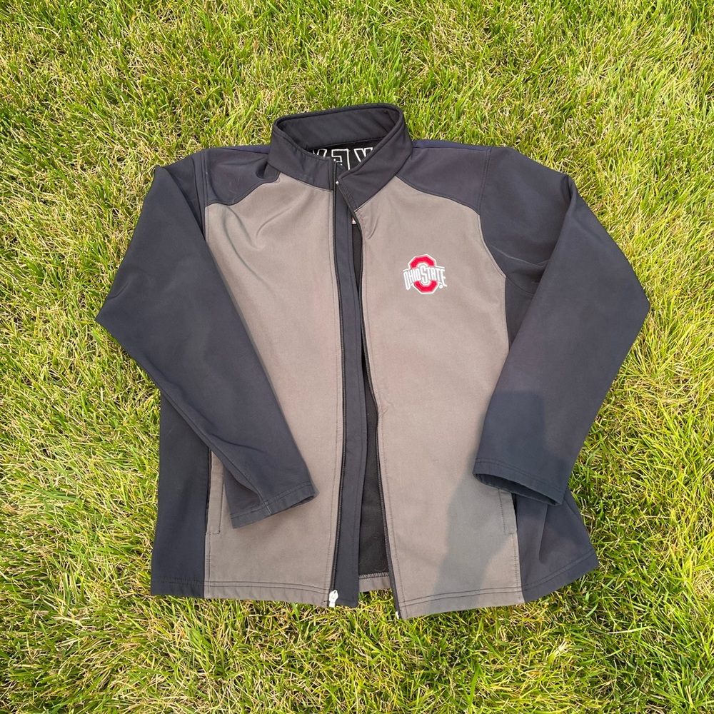 VINTAGE ohio state buckeyes authentic varsity jacket (zipper broken)